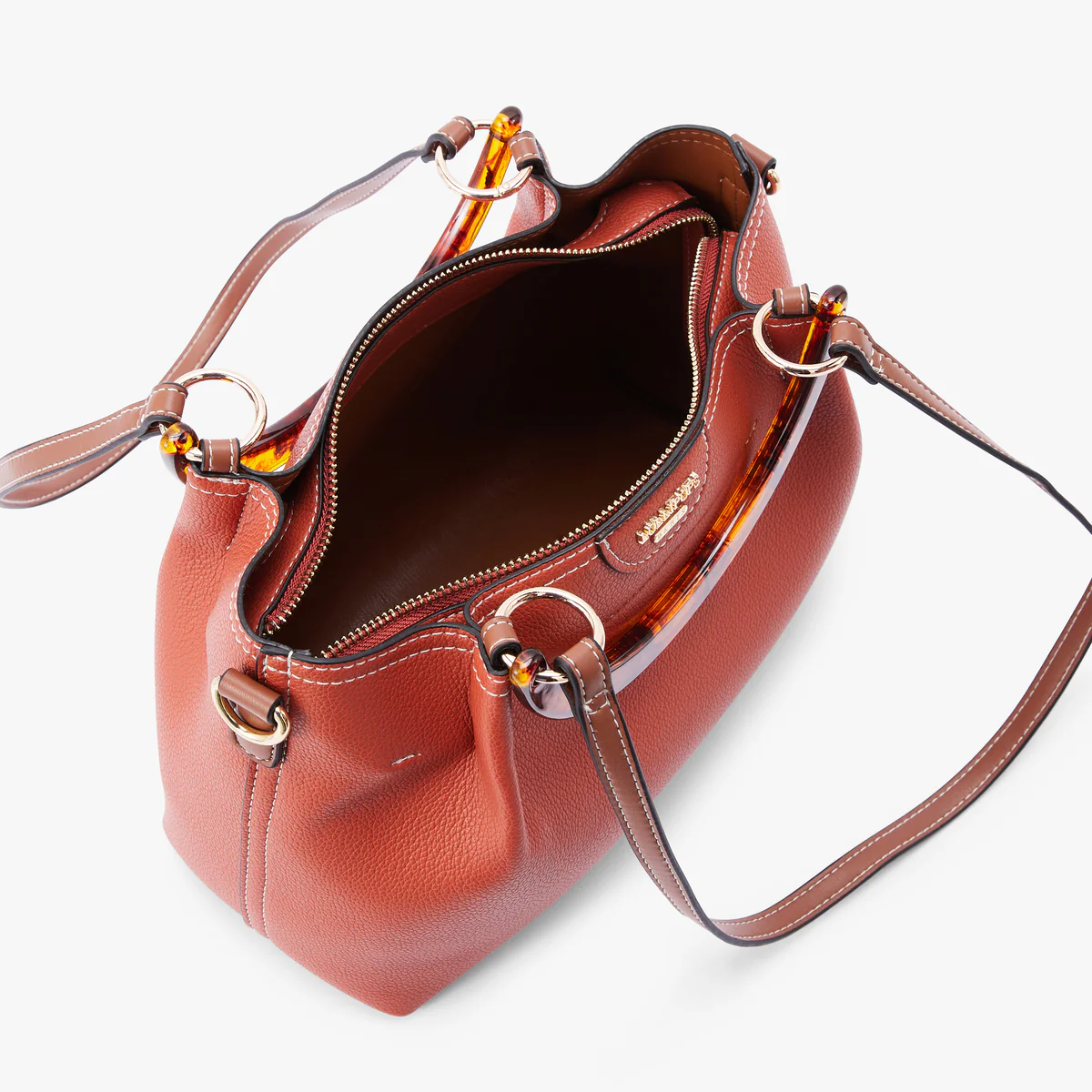 Sac shopper brique Nesso - Image 4