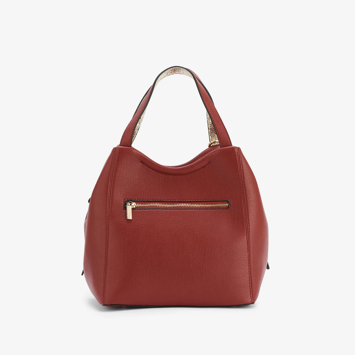 Sac shopper brique Roselaine - Image 2