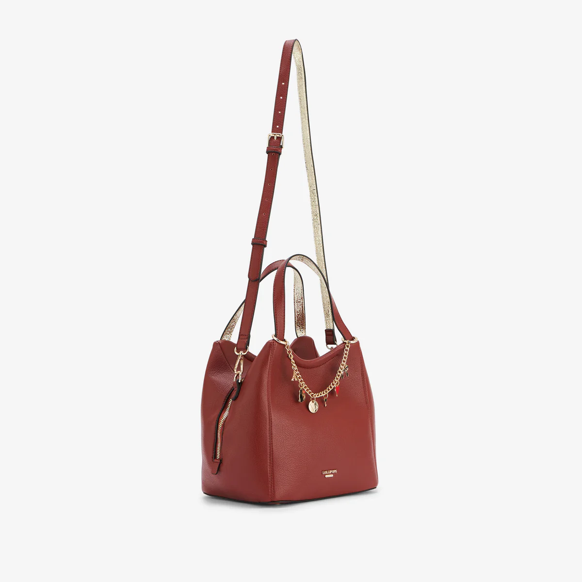 Sac shopper brique Roselaine - Image 3