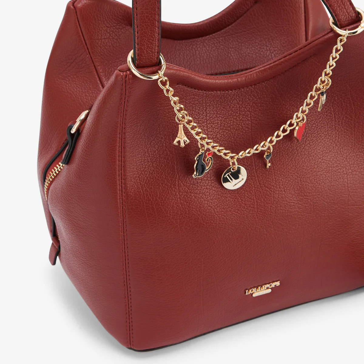 Sac shopper brique Roselaine - Image 5