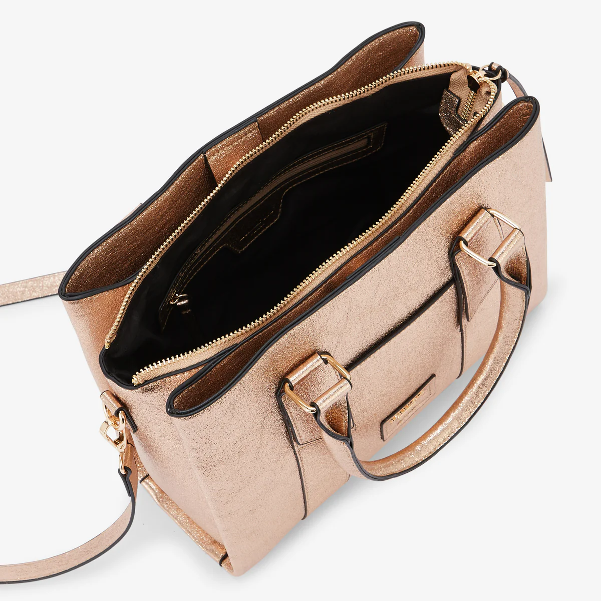 Sac shopper doré Romane - Image 4