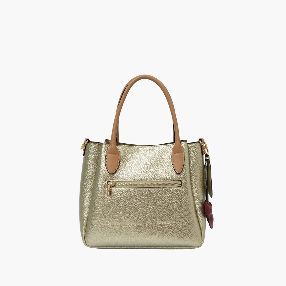 Sac shopper doré Sian - Image 2