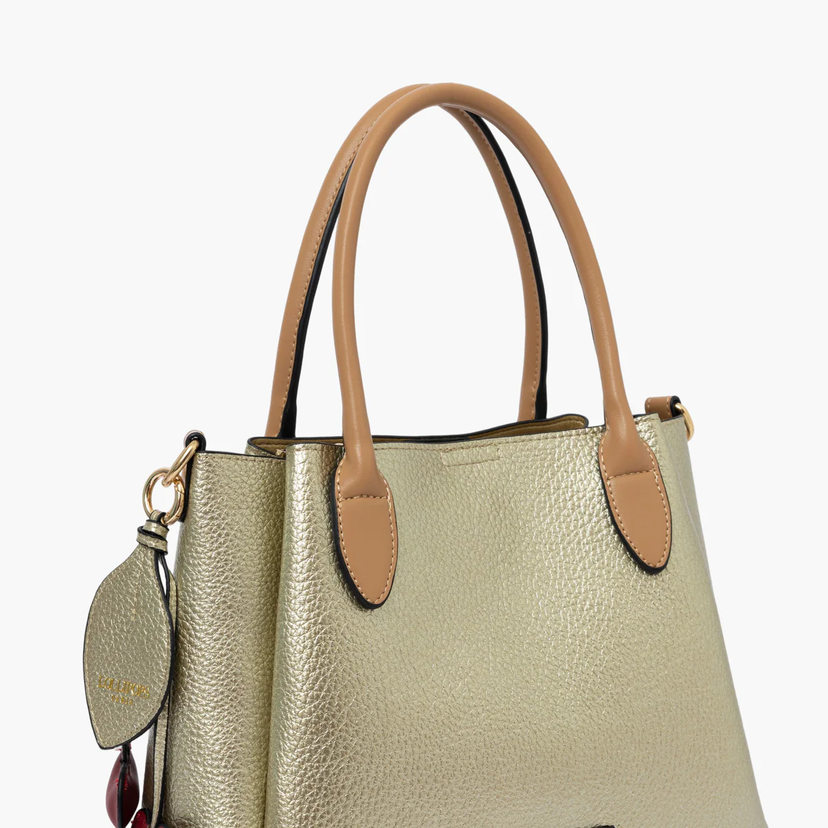 Sac shopper doré Sian - Image 5