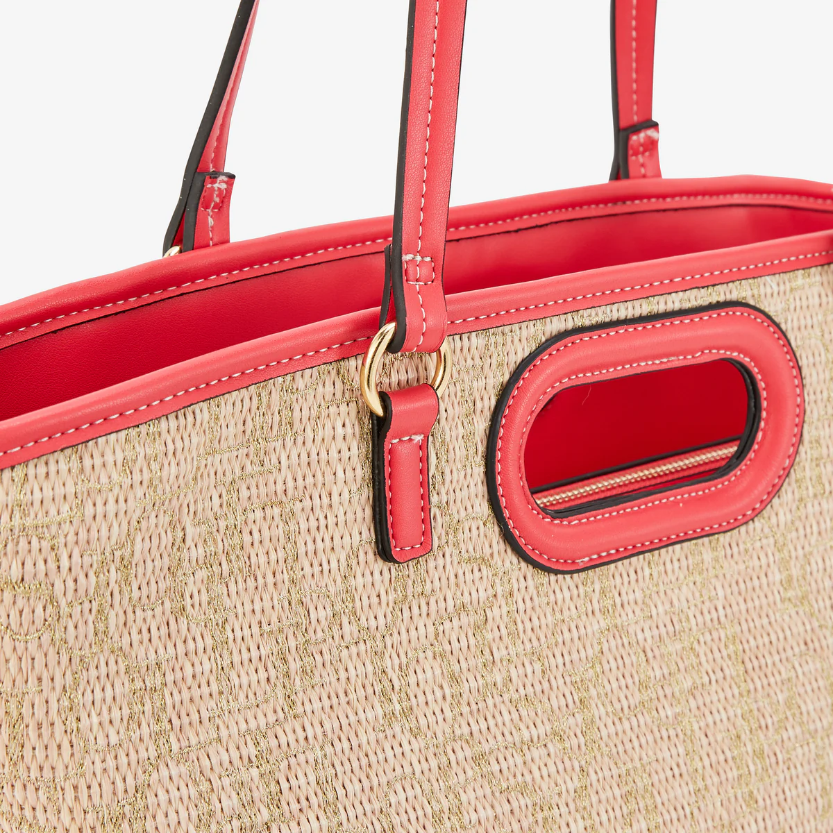 Sac shopper L corail Primavera - Image 5