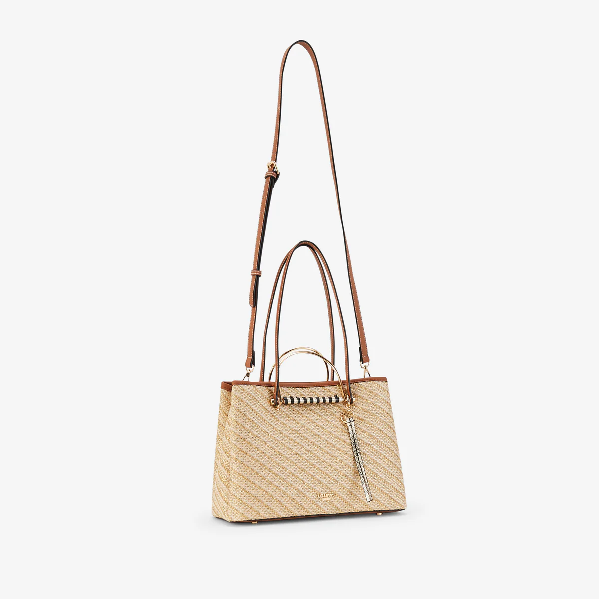 Sac shopper L doré P-Kitami - Image 6