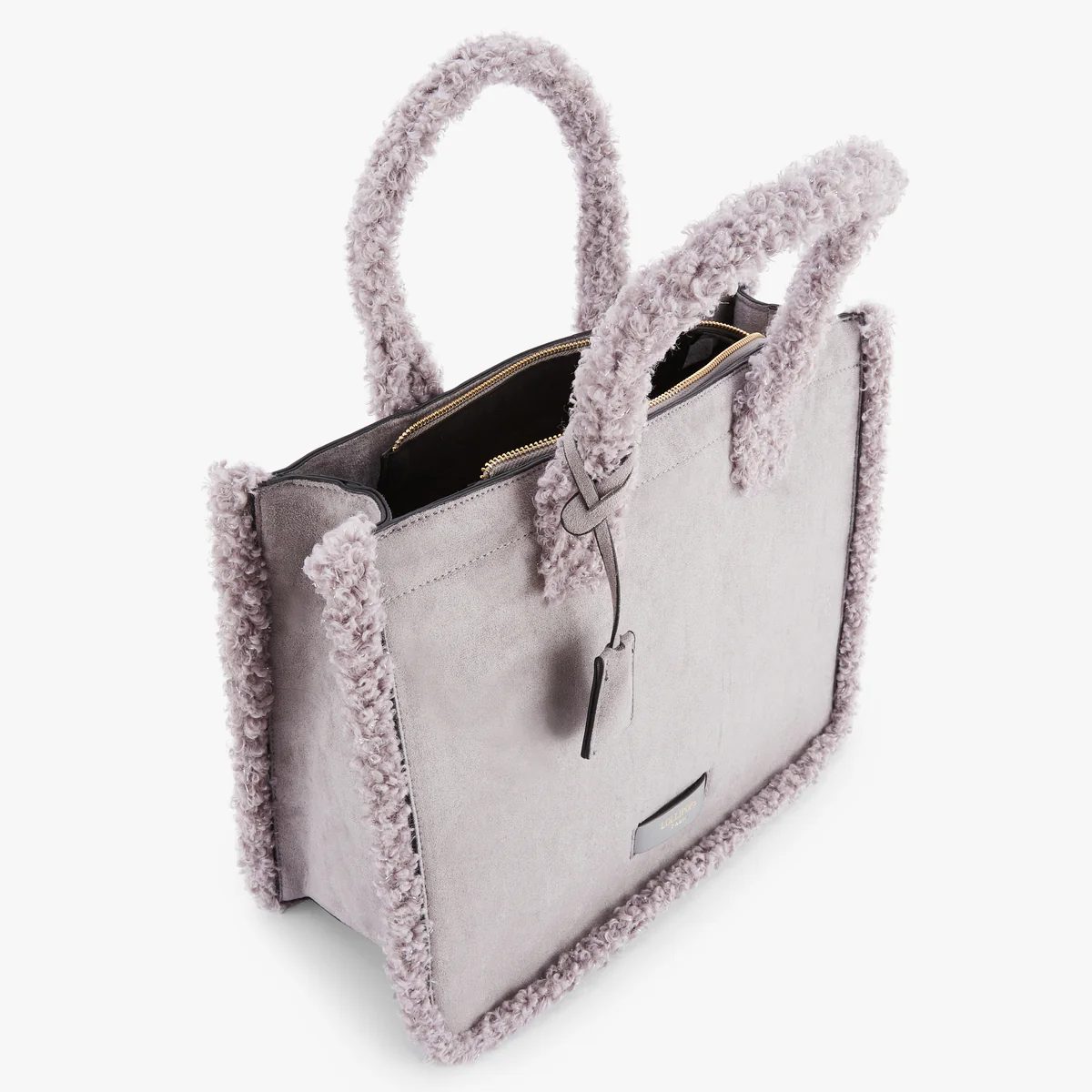 Sac shopper L gris Oppy - Image 4