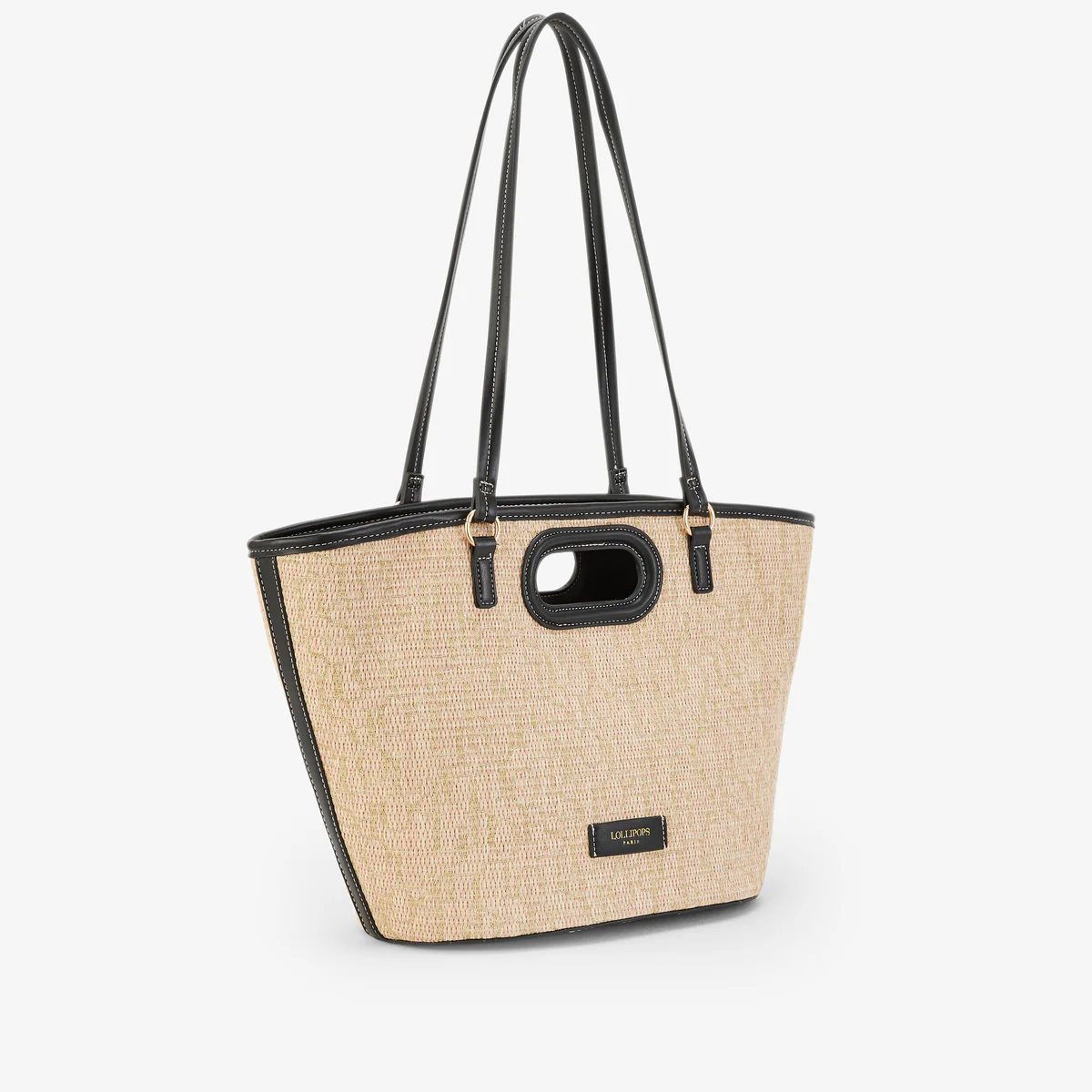 Sac shopper L noir Primavera - Image 3