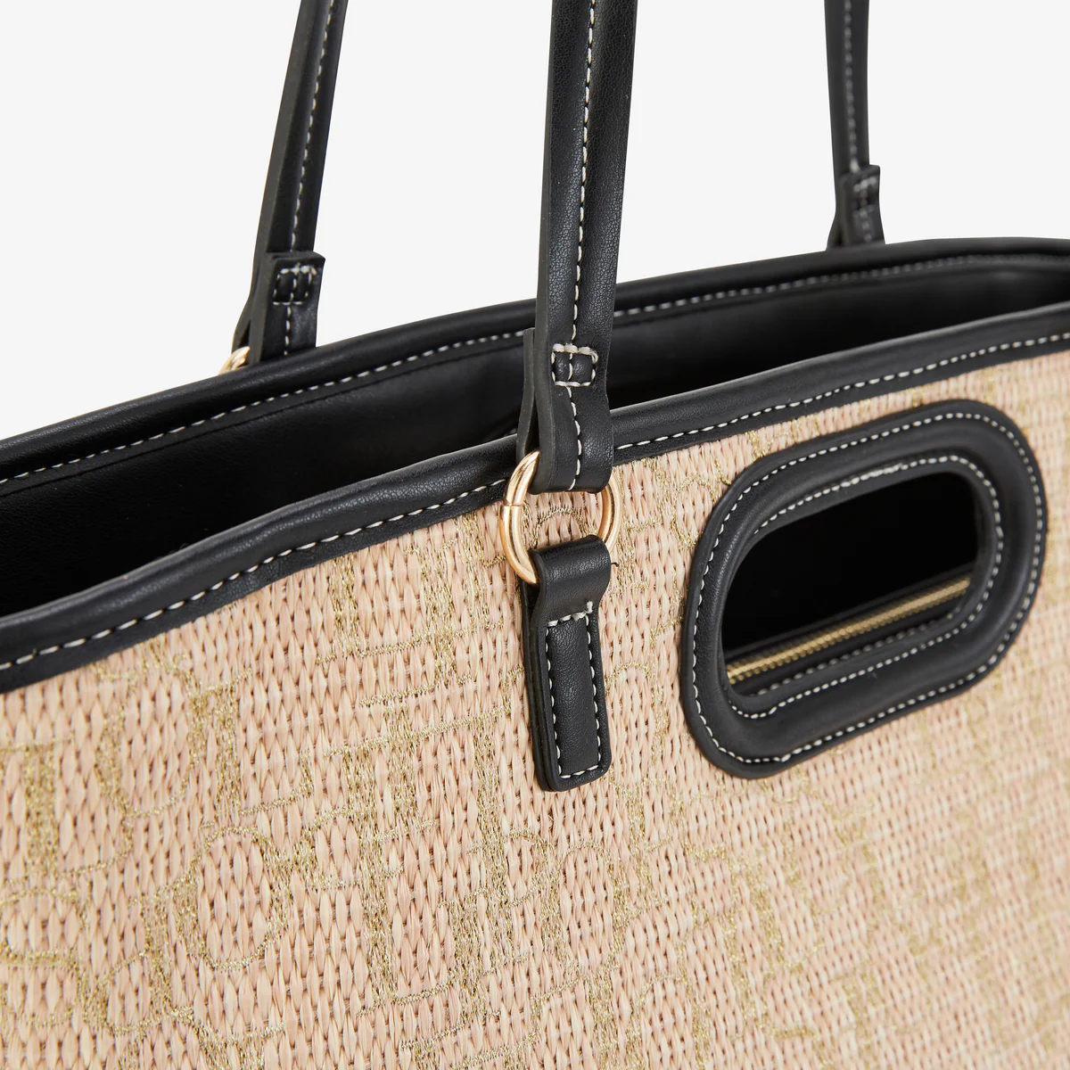 Sac shopper L noir Primavera - Image 5