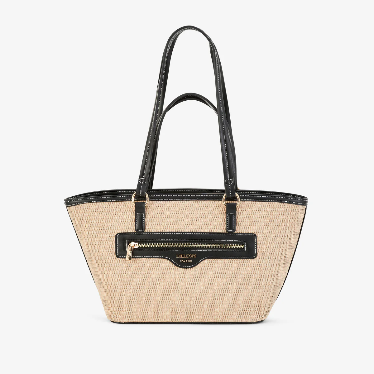 Sac shopper M noir Primavera - Image 3