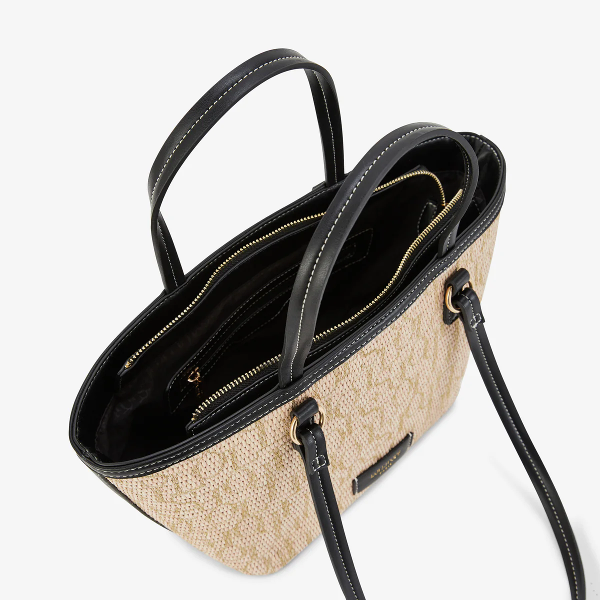 Sac shopper M noir Primavera - Image 5
