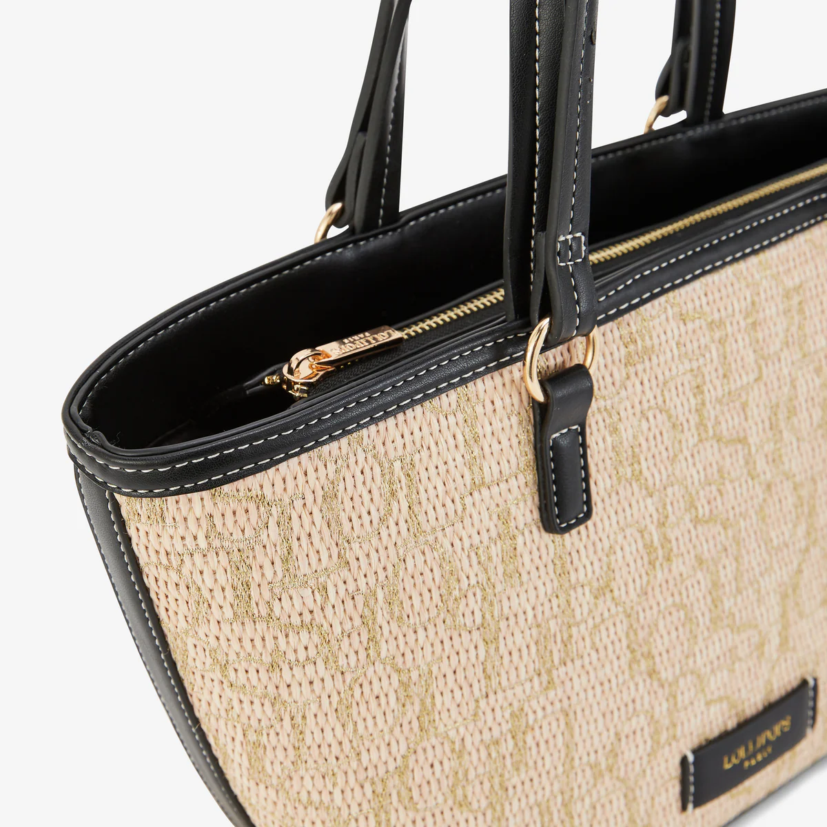 Sac shopper M noir Primavera - Image 6