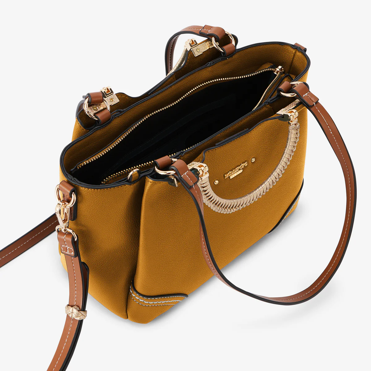 Sac shopper moutarde Ronnie - Image 5