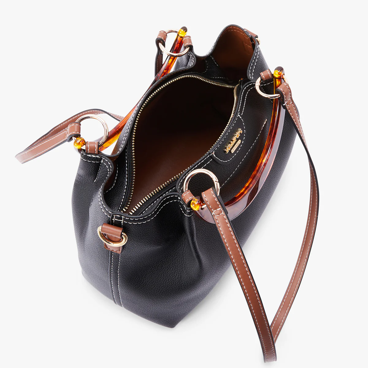 Sac shopper noir Nesso - Image 4