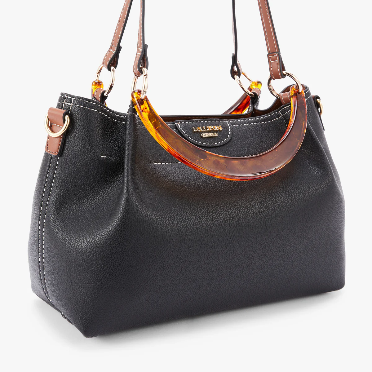 Sac shopper noir Nesso - Image 5