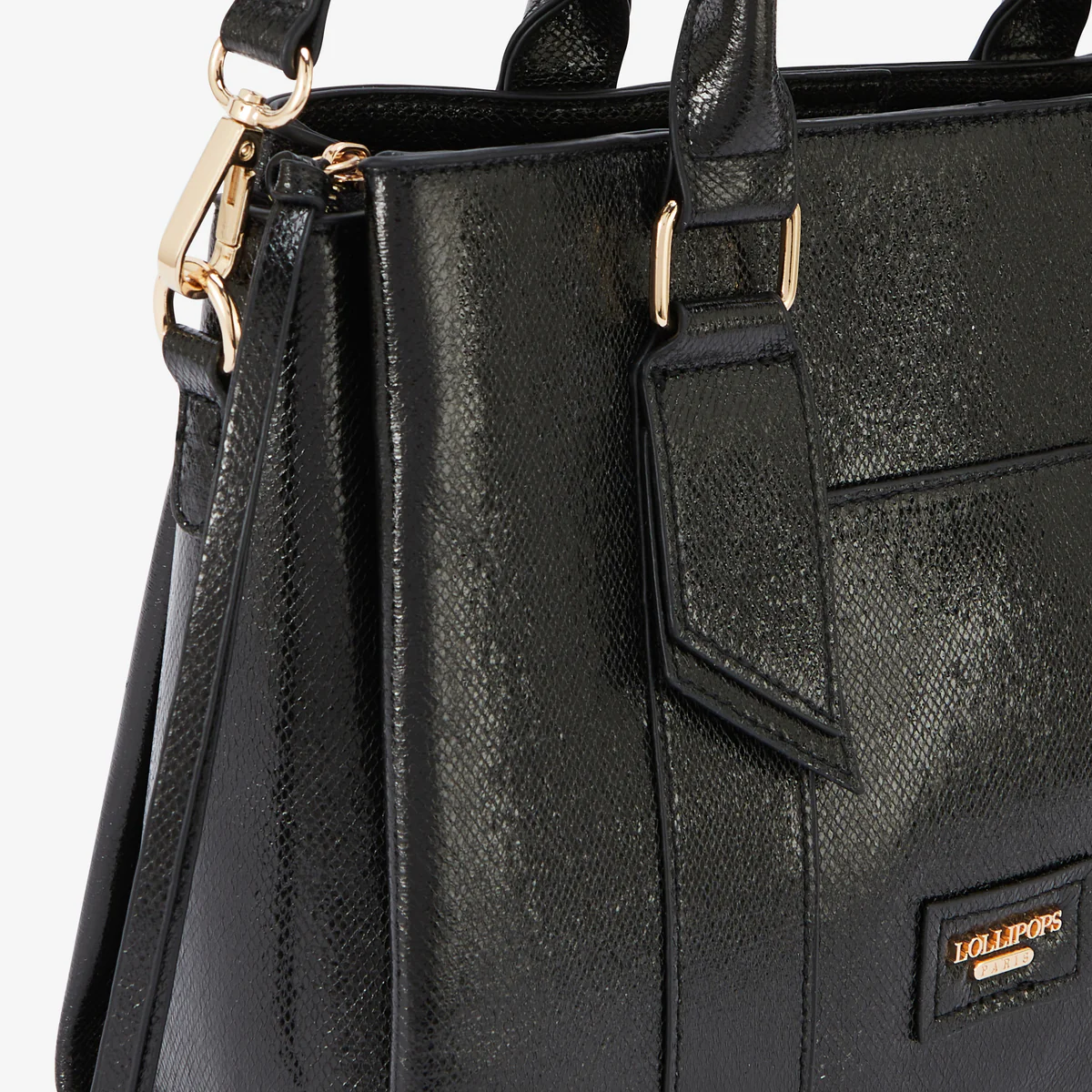 Sac shopper noir Romane - Image 5