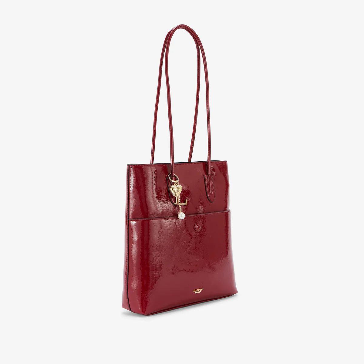 Sac shopper rouge Rosario - Image 4