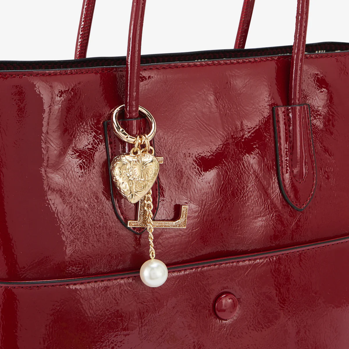 Sac shopper rouge Rosario - Image 6