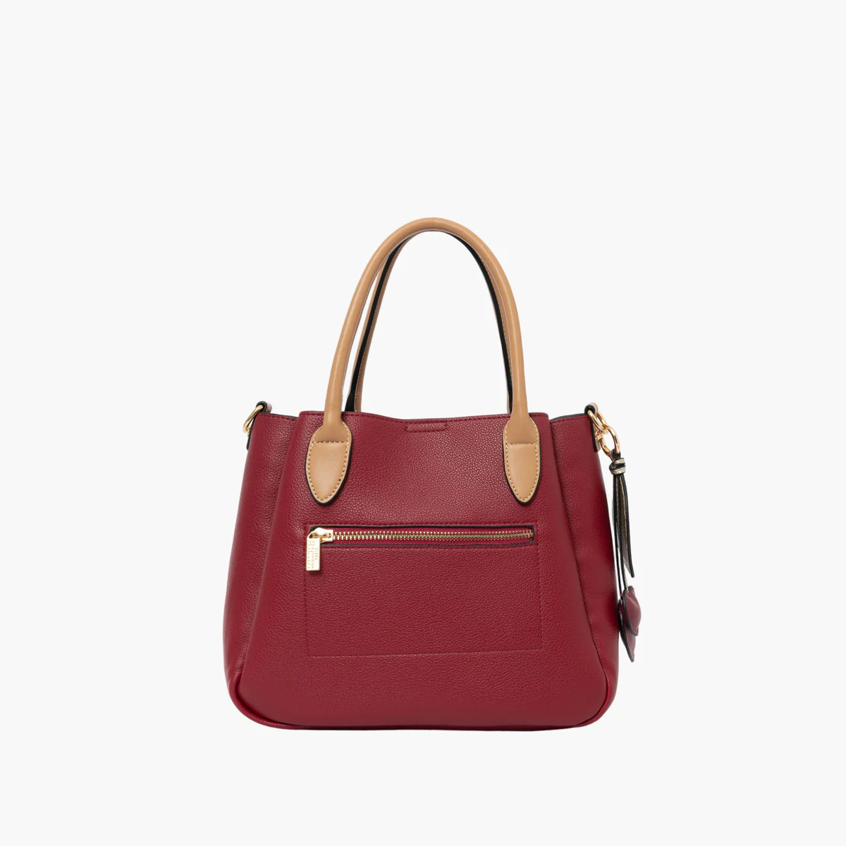 Sac shopper rouge Sian - Image 2