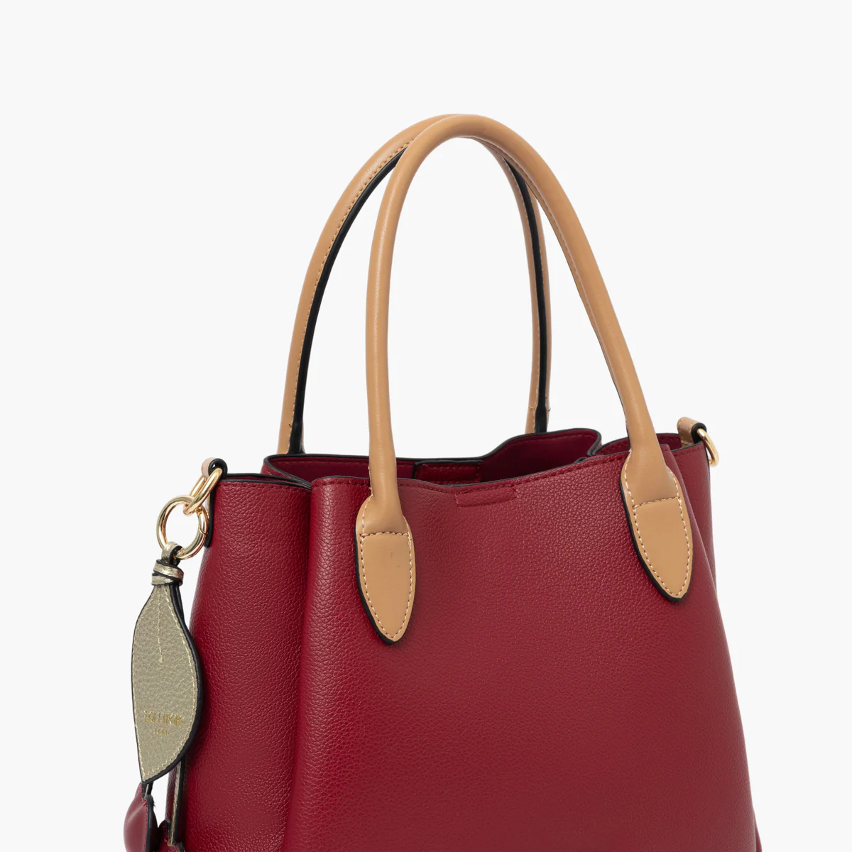 Sac shopper rouge Sian - Image 5
