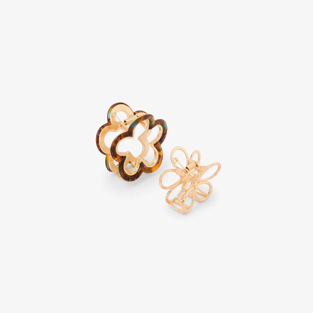 Set de 2 pinces fleur Léopard félin - Image 3